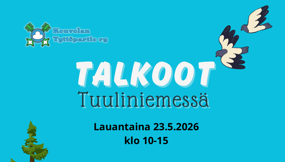 Talkoot tuuliniemessä 23.5. - Lue lisää
